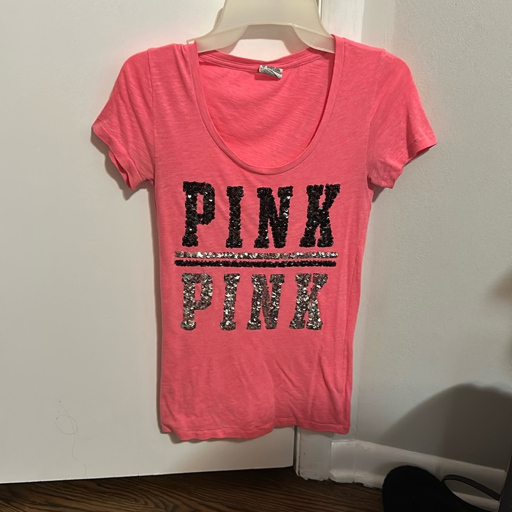 Bling pink shirt